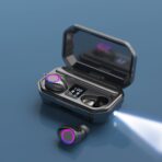 TE03 Wireless earbuds, 2000mAh TWS earphone earbuds, can charge cell phones. - Image 7