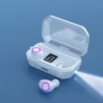 TE03 Wireless earbuds, 2000mAh TWS earphone earbuds, can charge cell phones. - Image 8