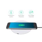 Custom Painting with Rubberized Coating 10W Quick Phone Charger Wireless Charger Pad - Image 9