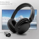 TH01 Wireless Headphones for TV with USB Receivers, TV Headset for Seniors, Comfortable Wearing.