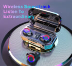 TE03 Wireless earbuds, 2000mAh TWS earphone earbuds, can charge cell phones. - Image 3