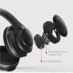 AH01 Active Noise Cancelling Headphones for Music, Travel, 40mm Dynamic Drivers. - Image 4