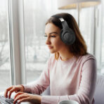 AH01 Active Noise Cancelling Headphones for Music, Travel, 40mm Dynamic Drivers. - Image 5