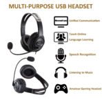 CH05 Best Selling Products in Amazon, Call Center Noise Cancelling Telephone Headset, Handsfree Headset. - Image 4