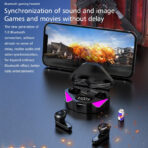 TE06 best seller wireless earphone, low latency gaming in-ear earphones, comfortable fit wireless earphones. - Image 2