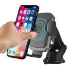 Wireless Car Charger,10W Qi Fast Charging Auto-Clamping Car Mount,Windshield Dashboard Air Vent Phone Holder - Image 5