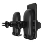Fast Wireless Car Charger Mount Kit, One Touch Automatic Clamping Qi Cell Phone 10W Power Charging Air Vent Dashboard Holder - Image 2