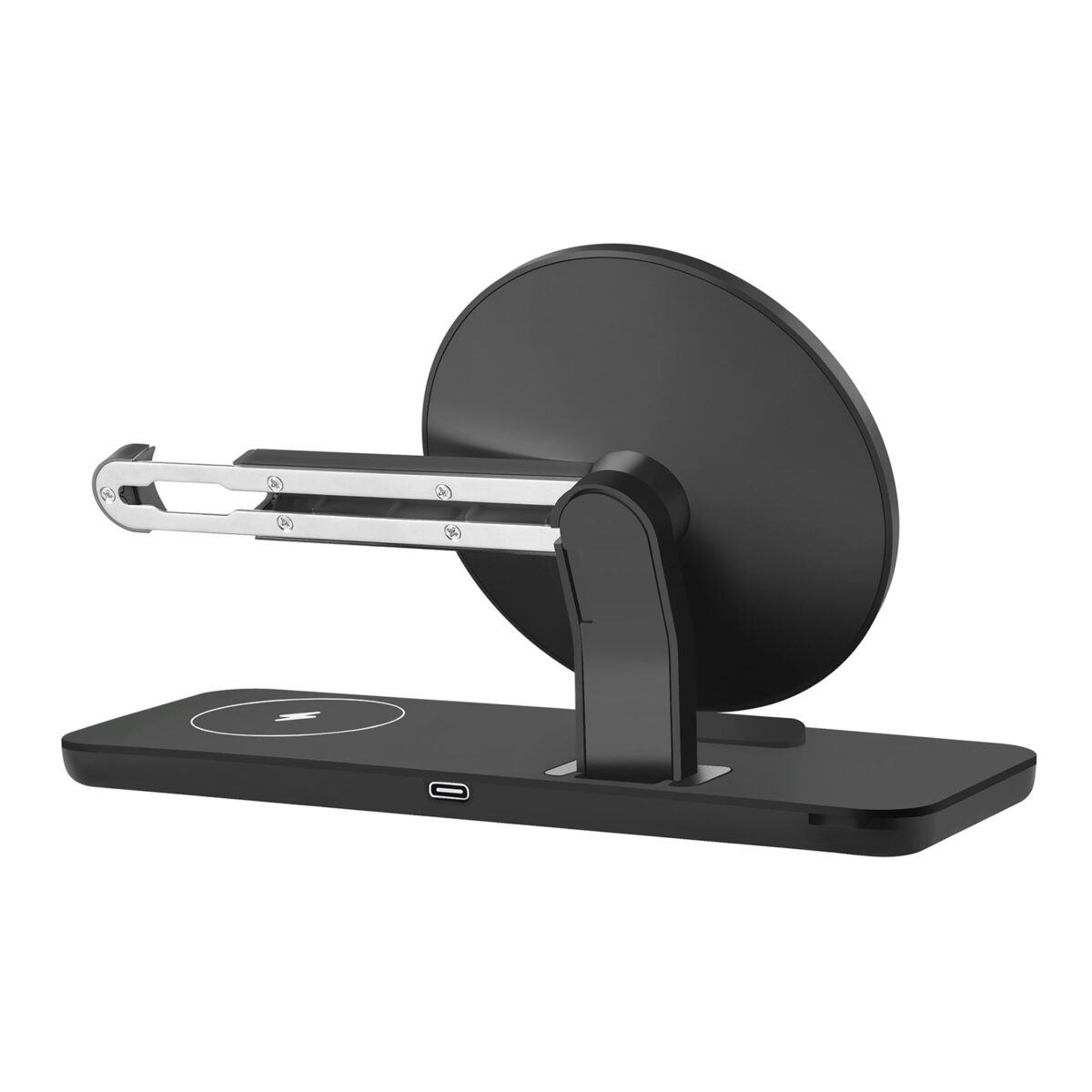 3 IN 1 Magnetic Wireless Charging Stand For iPhone 11 Apple Watch AirPods Pro Samsung s10 - Image 2
