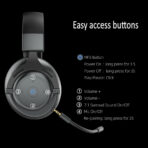 GH03 Wireless Gaming Headset, 2.4G Gaming Headset Headphone with Microphone. - Image 4