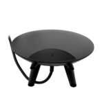 Sport Stereo Fast Charging Wireless Charger Pad Qi Standard Wireless Charger Stand - Black - Image 2