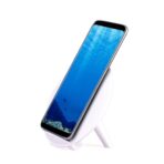 Salable Round Qi Wireless Charger Stand Fast Wireless Charging Holder - White - Image 7