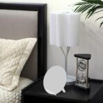 Salable Round Qi Wireless Charger Stand Fast Wireless Charging Holder - White - Image 8