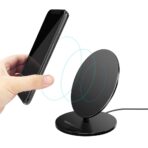 Smart Phone Fast Qi Wireless Charger Stand Mobile Phone Stand Wireless Charging Stand - Image 6