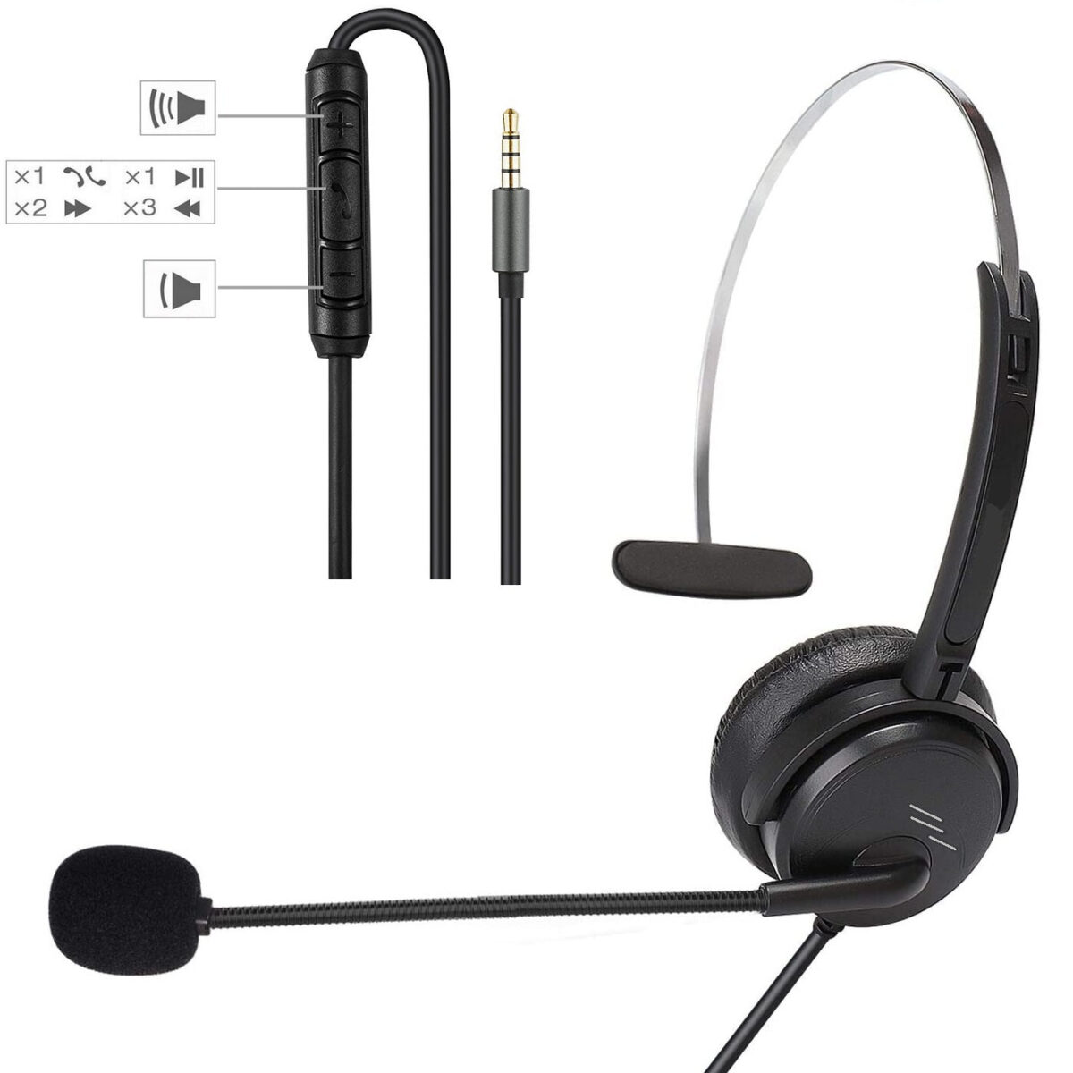 CH03 New Products USB Headset for Call Center, Amazon Top Selller Computer Headset. - Image 5